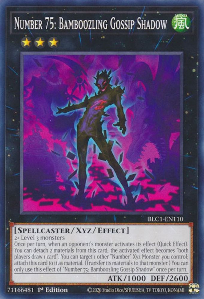 Number 75: Bamboozling Gossip Shadow (BLC1-EN110) - Common