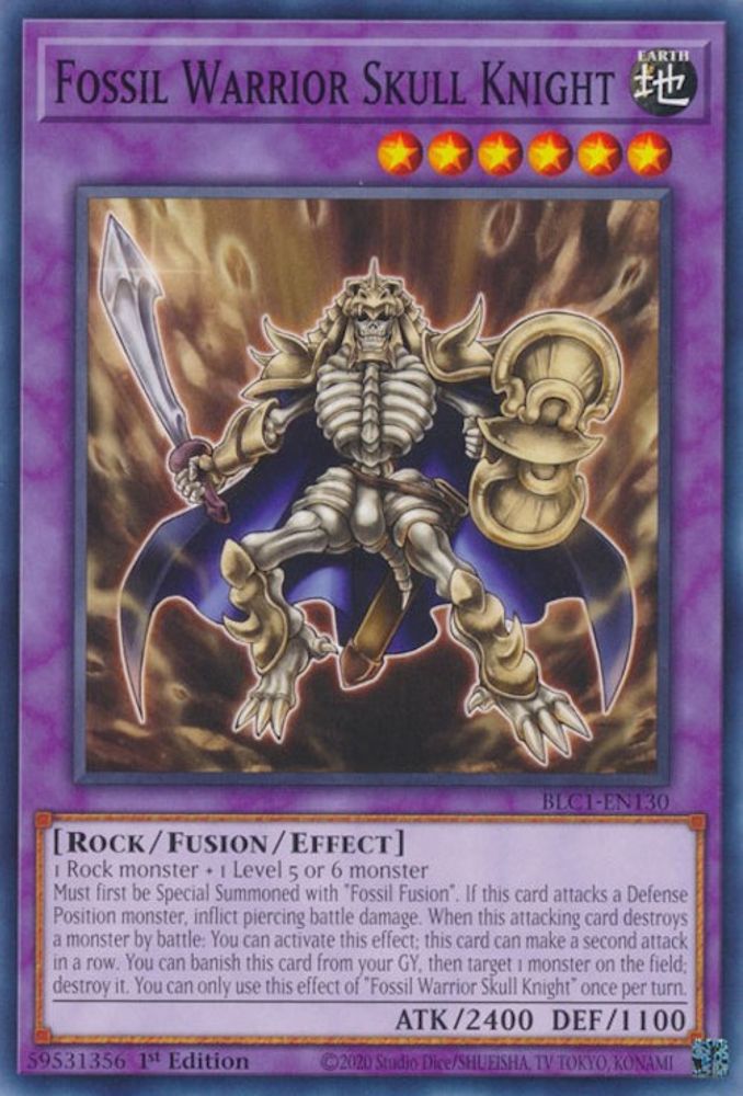 Fossil Warrior Skull Knight (BLC1-EN130) - Common
