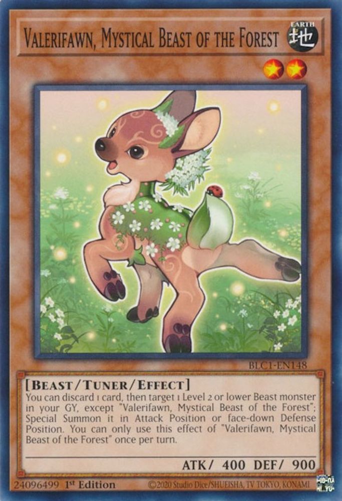 Valerifawn, Mystical Beast of the Forest (BLC1-EN148) - Common