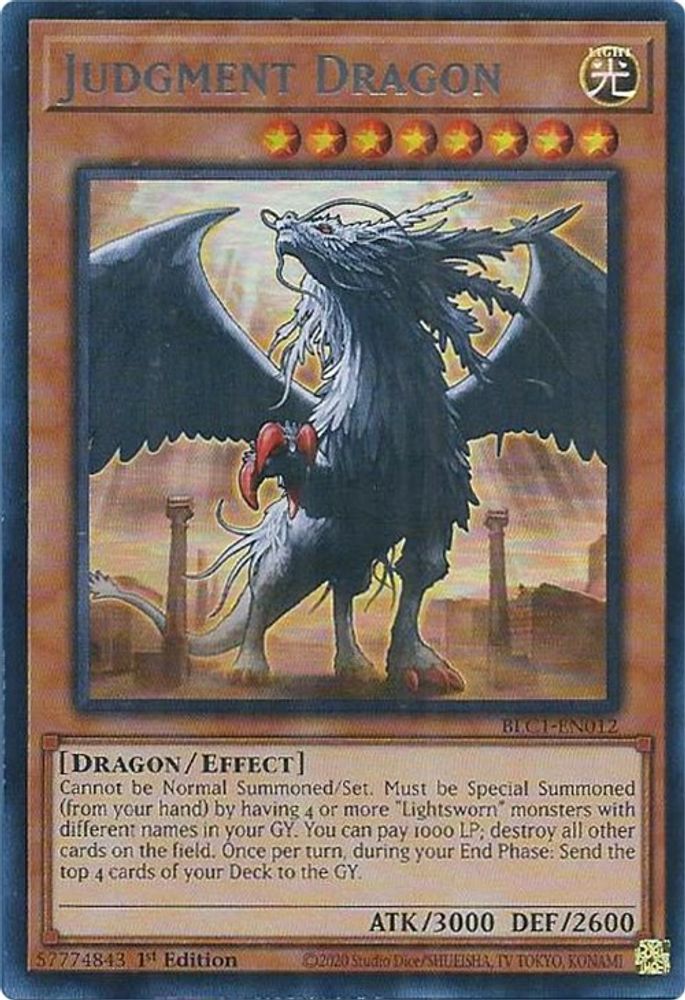 Judgment Dragon (Silver) (BLC1-EN012) - Ultra Rare