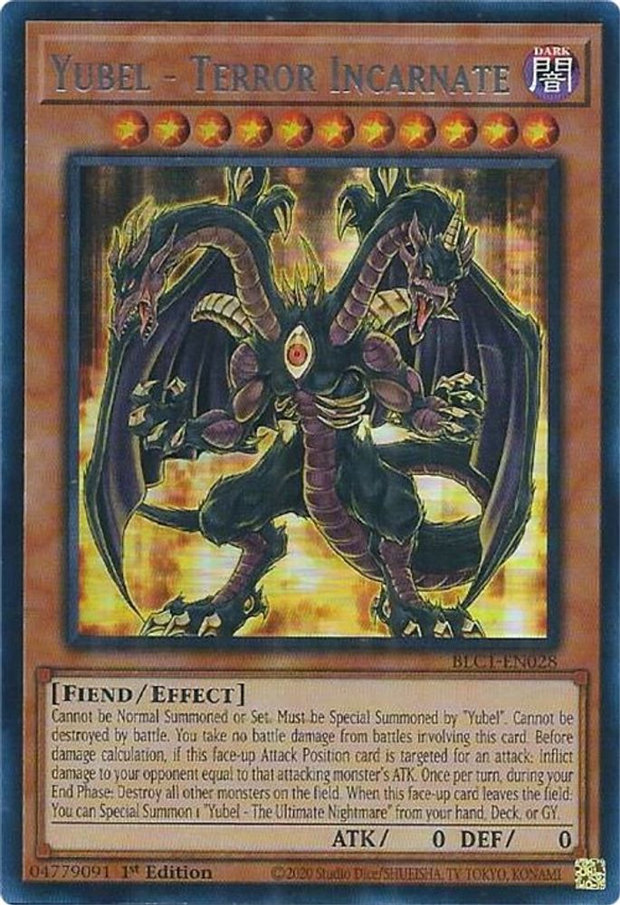 Yubel - La Terreur Incarnée (Argent) [BLC1-EN028] Ultra Rare 
