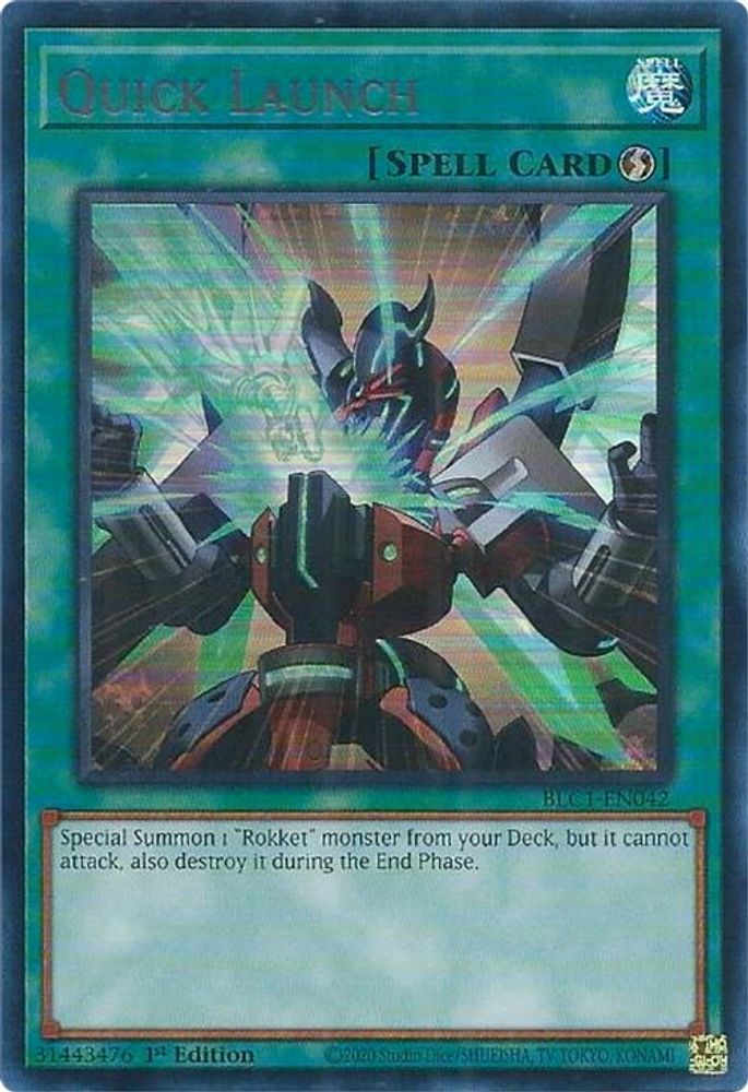 Quick Launch (Silver) (BLC1-EN042) - Ultra Rare