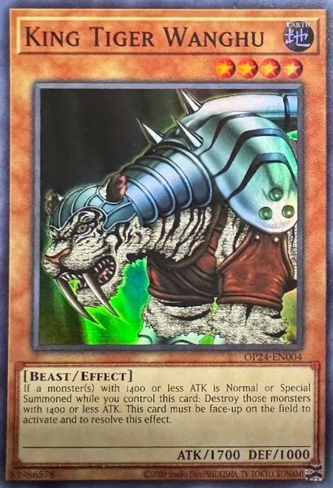 King Tiger Wanghu (OP24-EN004) - Super Rare