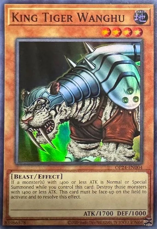 King Tiger Wanghu (OP24-EN004) - Super Rare
