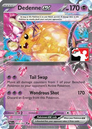 Dedenne ex 093/193  - Holofoil - Double Rare