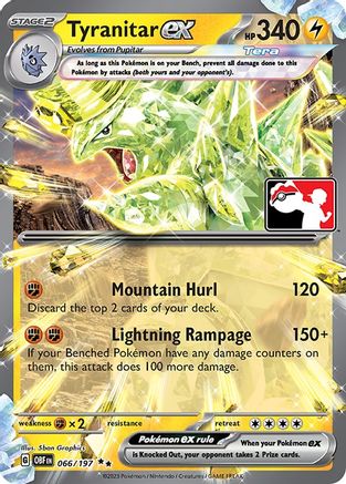 Tyranitar ex (066/197) [Pack de prix série quatre] 