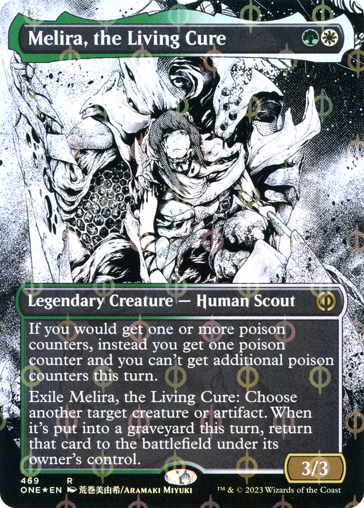 Melira, le remède vivant (Feuille étape et complète du manga sans frontières) [Phyrexia : All Will Be One] 