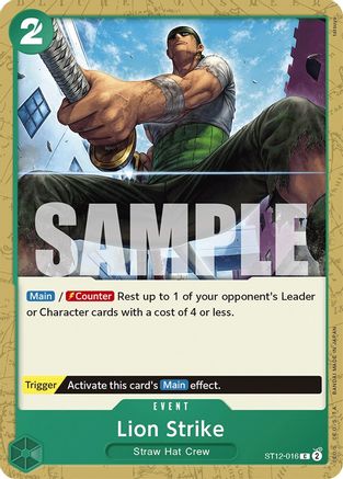 Lion Strike [Deck de démarrage : Zoro et Sanji] 
