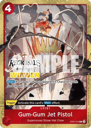 Gum-Gum Jet Pistol (Online Regional 2024) [Winner] (ST01-015) - Common