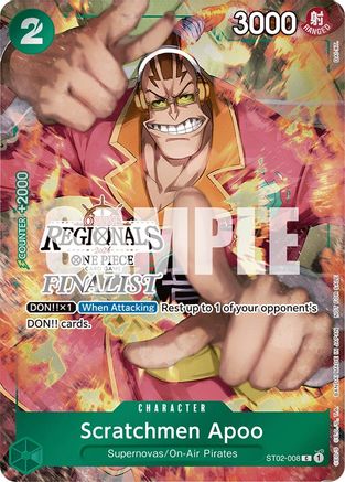 Scratchmen Apoo (Online Regional 2024) [Finaliste] [Cartes promotionnelles One Piece] 