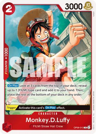 Monkey.D.Luffy (OP06-013) - Rare
