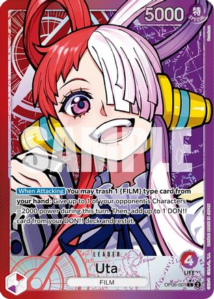 Uta (Alternate Art) (OP06-001) - Leader