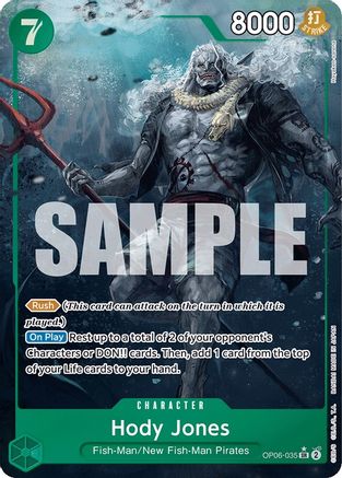 Hody Jones (035) (Alternate Art) (OP06-035) - Super Rare