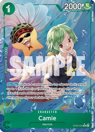 Camie (Alternate Art) (OP06-025) - Rare