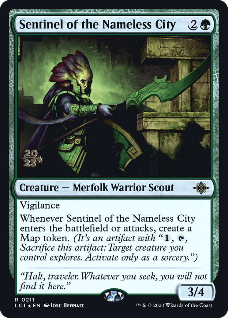 Sentinelle de la Cité Sans Nom [Cartes d'avant-première des Cavernes Perdues d'Ixalan] 