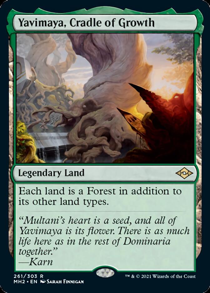 Yavimaya, Cradle of Growth (MH2-261) - Modern Horizons 2