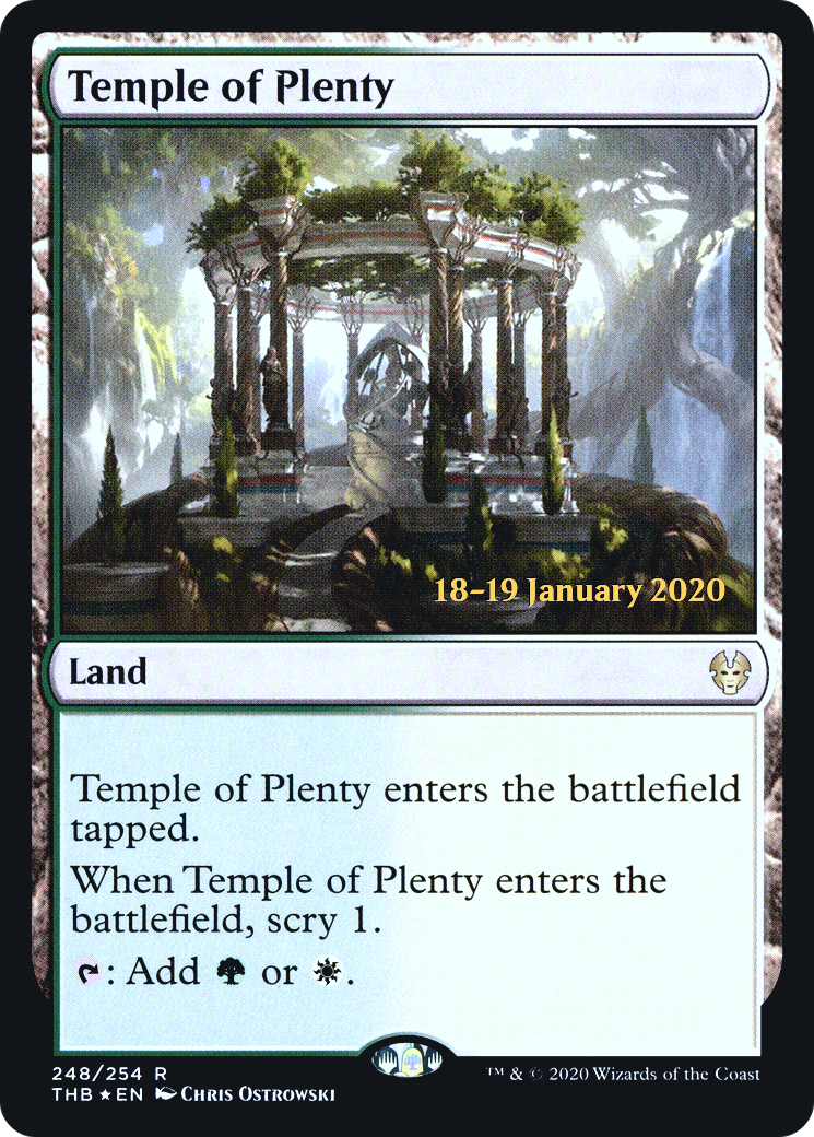Temple de l'Abondance [Promotions avant-première de Theros Beyond Death] 