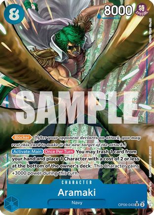 Aramaki (Alternate Art) (OP06-043) - Super Rare