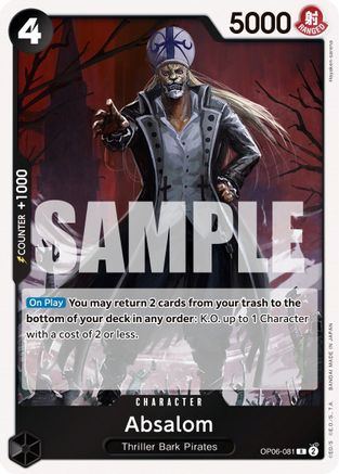 Absalom (OP06-081) - Rare