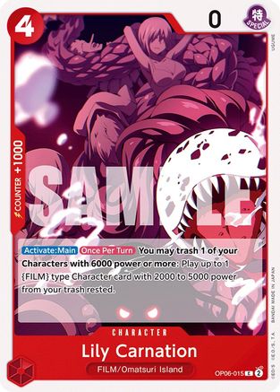 Lily Carnation (OP06-015) - Common