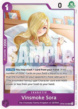 Vinsmoke Sora (OP06-063) - Uncommon