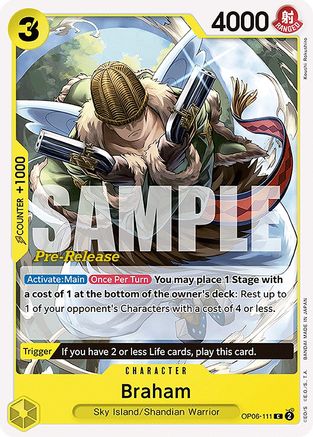 Braham (OP06-111) - Common