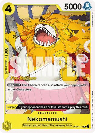 Nekomamushi [Cartes de pré-version des Ailes du Capitaine]