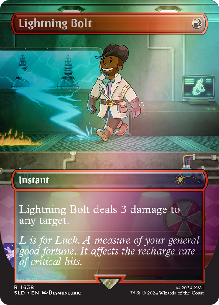 Lightning Bolt (1638) (Rainbow Foil) [Série Secret Lair Drop] 