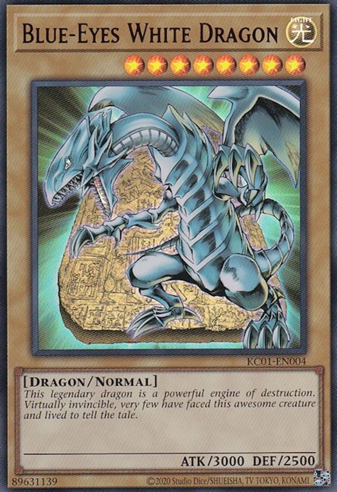 Blue-Eyes White Dragon (UR) (KC01-EN004) - Ultra Rare
