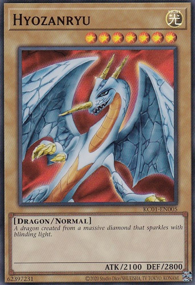Hyozanryu (KC01-EN005) - Ultra Rare