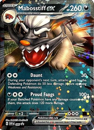 Mabosstiff ex 086  - Holofoil - Promo