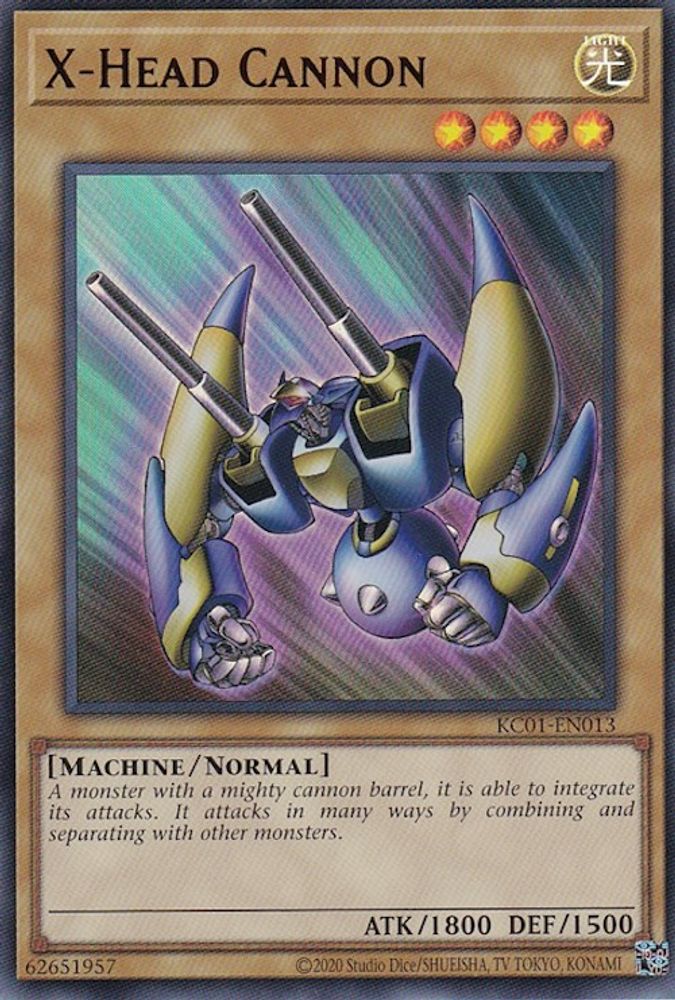 X-Head Cannon (Japanese Artwork) (KC01-EN013) - Ultra Rare