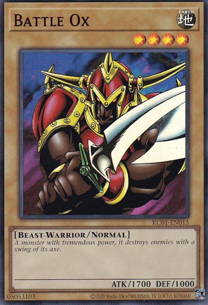 Battle Ox (KC01-EN015) - Ultra Rare