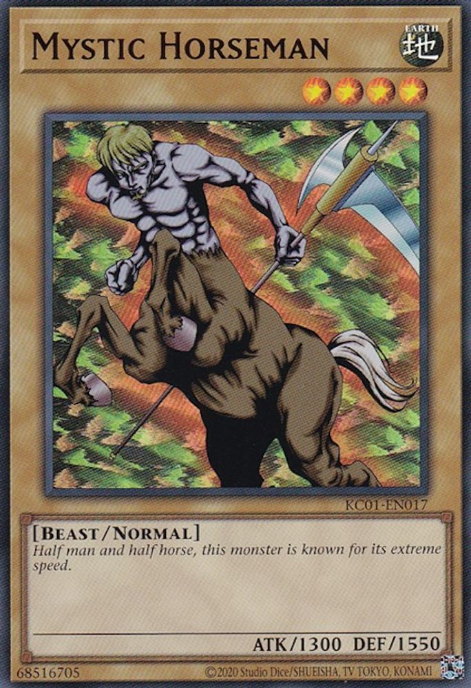Mystic Horseman (KC01-EN017) - Ultra Rare