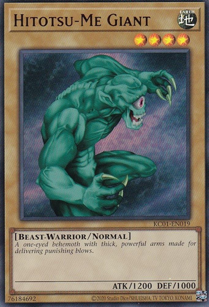 Hitotsu-Me Giant (KC01-EN019) - Ultra Rare