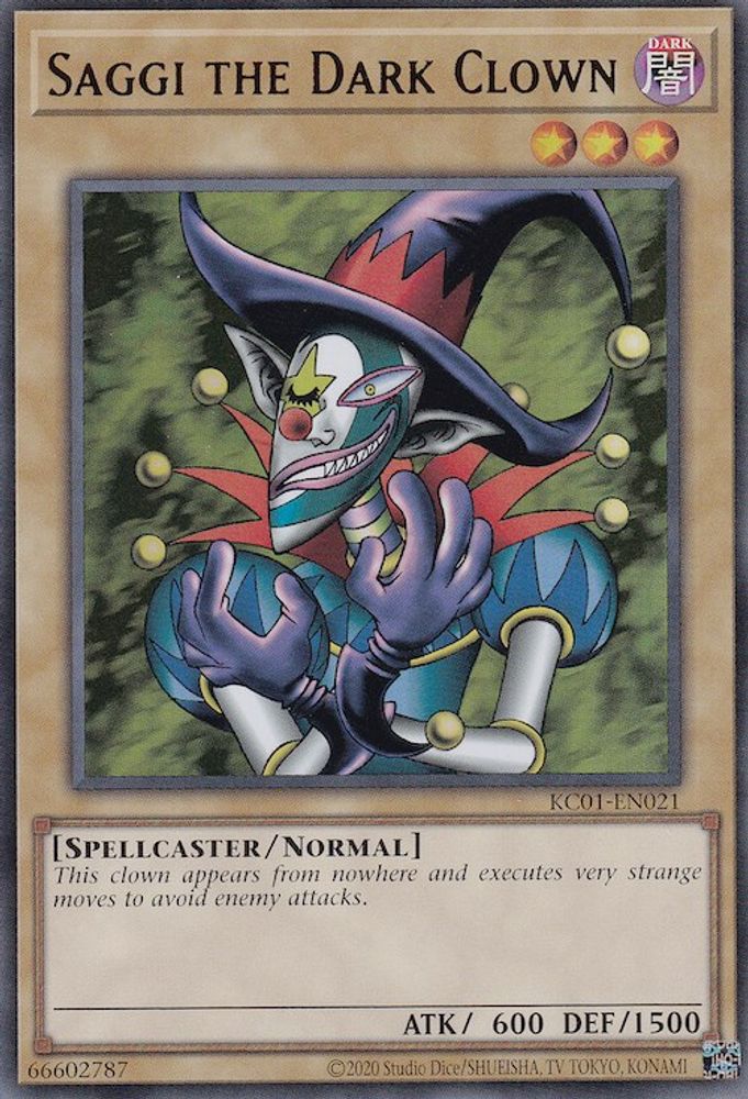 Saggi the Dark Clown (KC01-EN021) - Ultra Rare