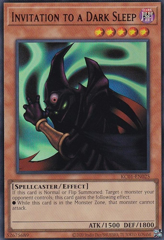 Invitation to a Dark Sleep (KC01-EN025) - Ultra Rare