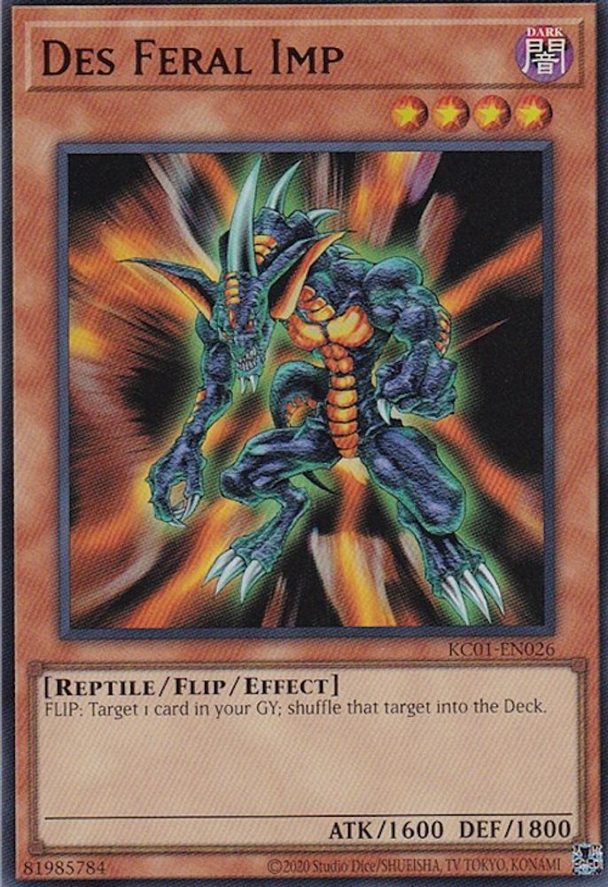 Des Feral Imp (KC01-EN026) - Ultra Rare