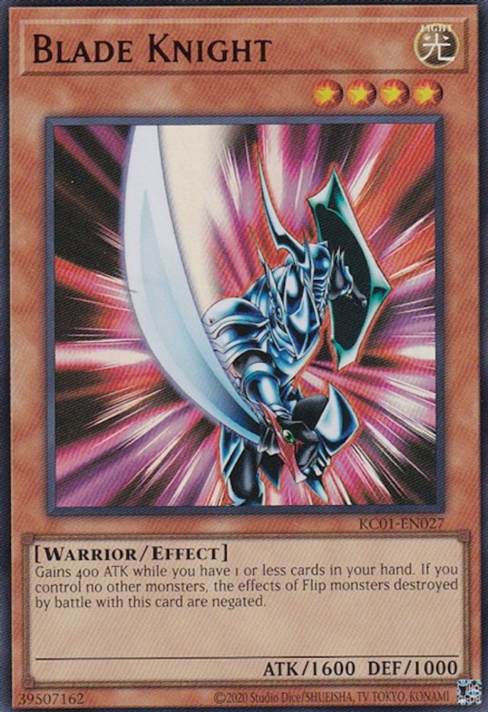 Blade Knight (KC01-EN027) - Ultra Rare
