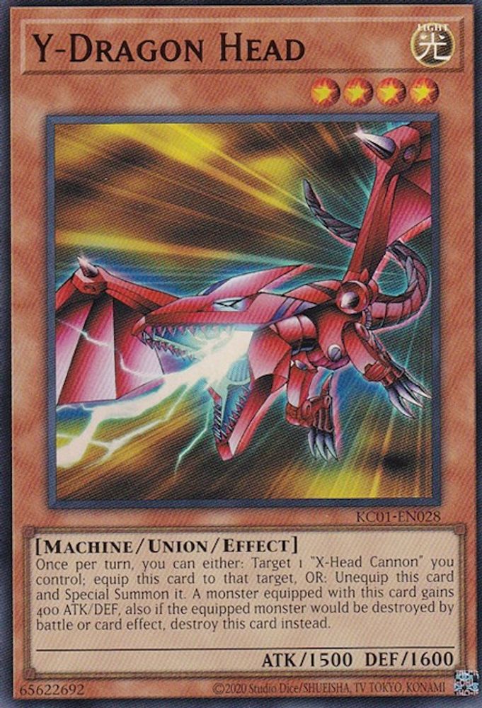 Y-Dragon Head (KC01-EN028) - Ultra Rare