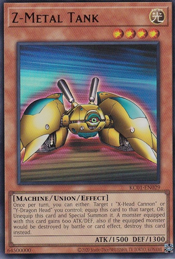 Z-Metal Tank (KC01-EN029) - Ultra Rare