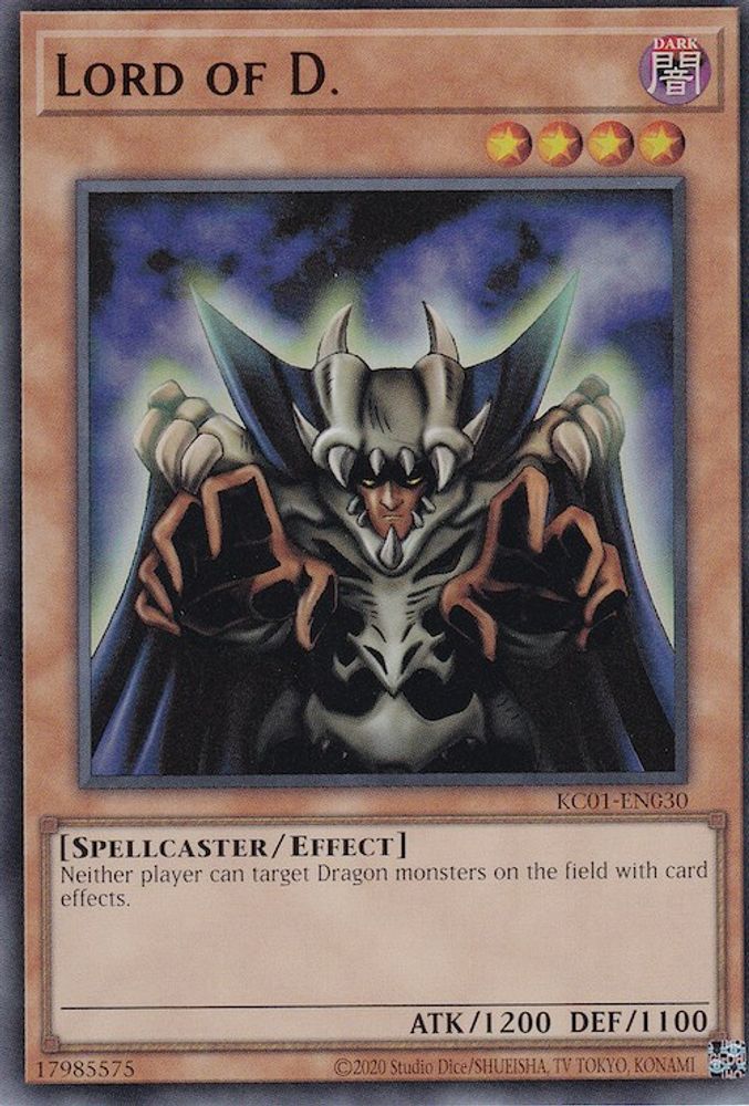 Lord of D. (KC01-EN030) - Ultra Rare