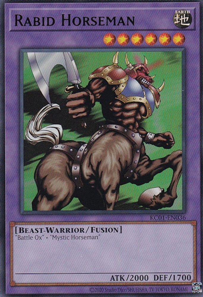 Rabid Horseman (KC01-EN036) - Ultra Rare