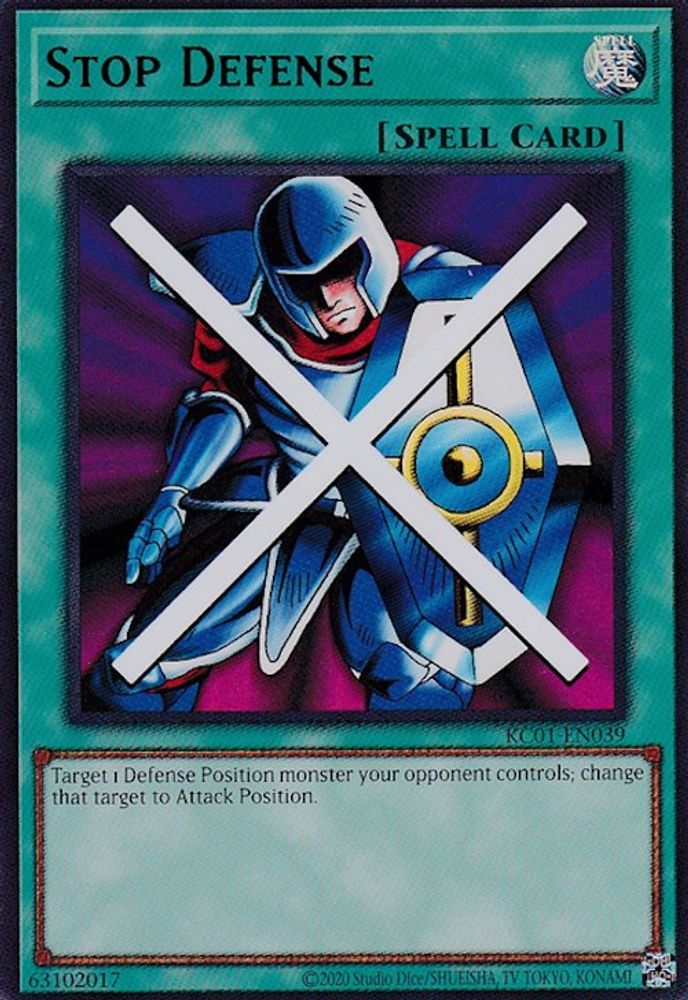 Stop Defense (KC01-EN039) - Ultra Rare