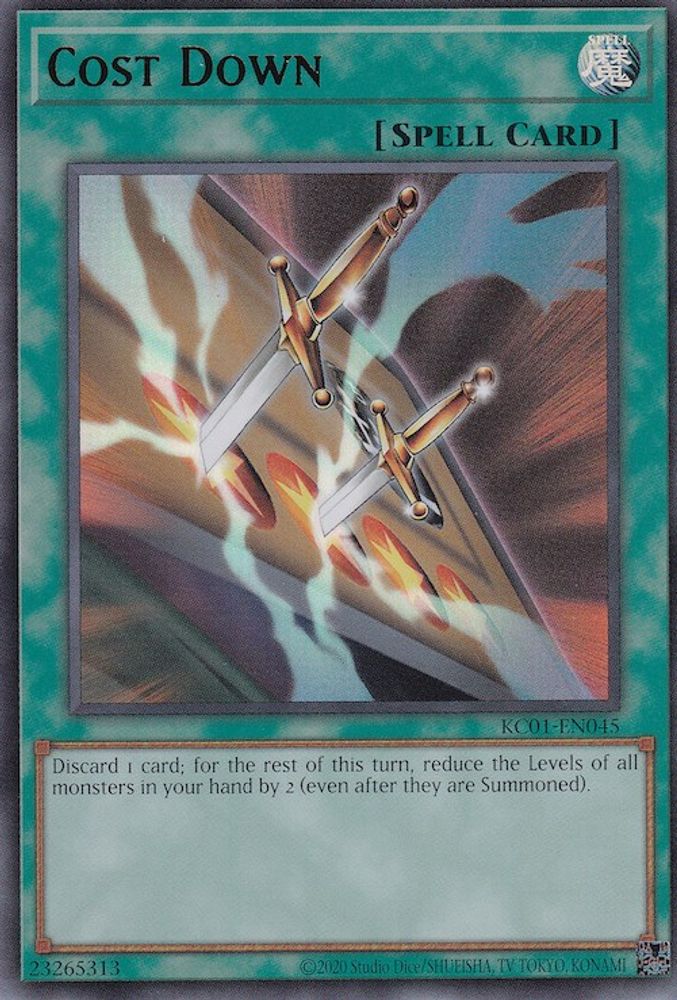Cost Down (KC01-EN045) - Ultra Rare
