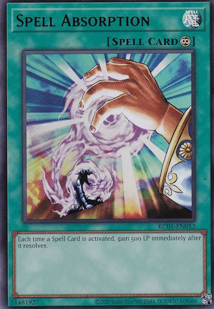 Spell Absorption (KC01-EN052) - Ultra Rare