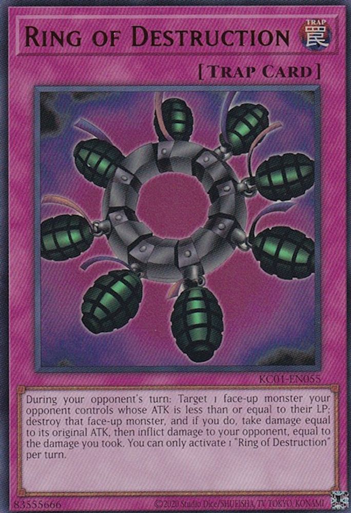 Ring of Destruction (Japanese Artwork) (KC01-EN055) - Ultra Rare