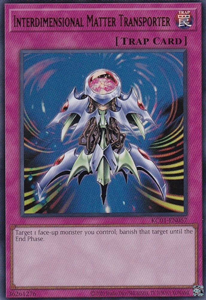 Interdimensional Matter Transporter (KC01-EN057) - Ultra Rare