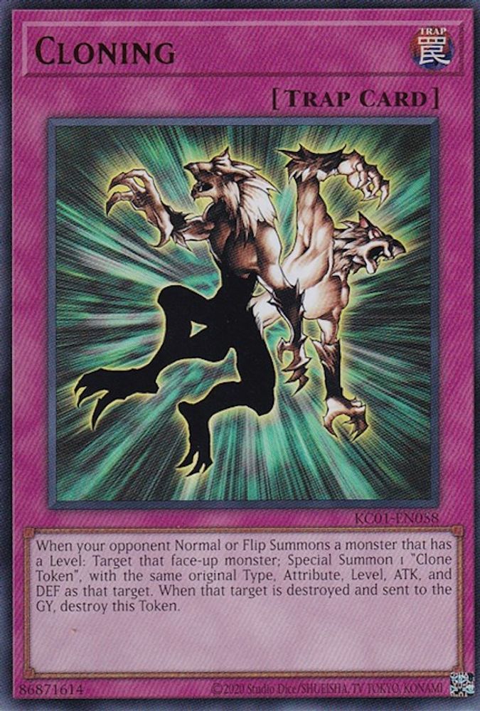 Cloning (KC01-EN058) - Ultra Rare