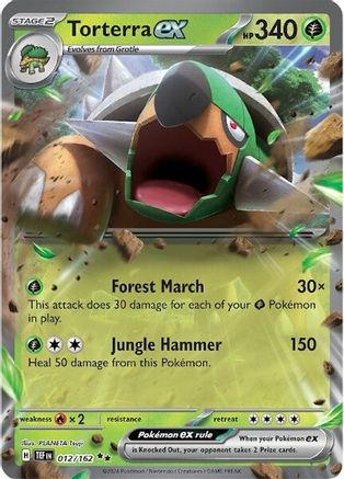 Torterra ex (012/162) [Écarlate et Violet : Forces Temporelles]
